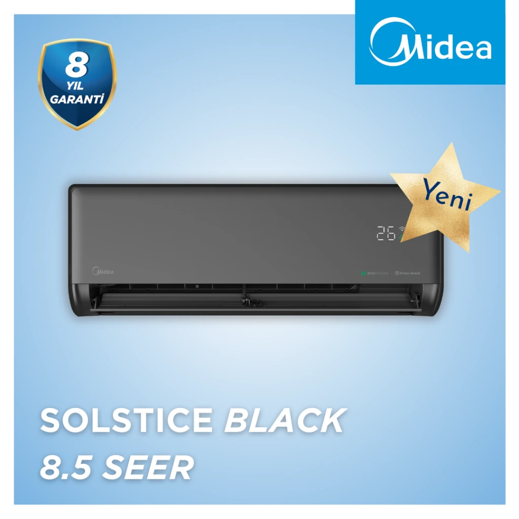 Midea Solstice Black 18000 BTU Duvar Tipi Klima ürün görseli
