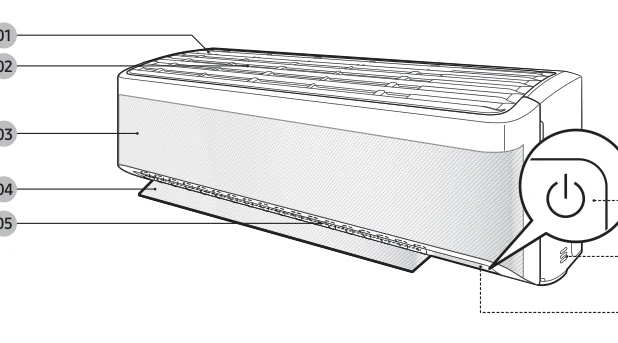 Samsung AI WindFree Premium Plus Split Klima 9.000 BTU ürün görseli