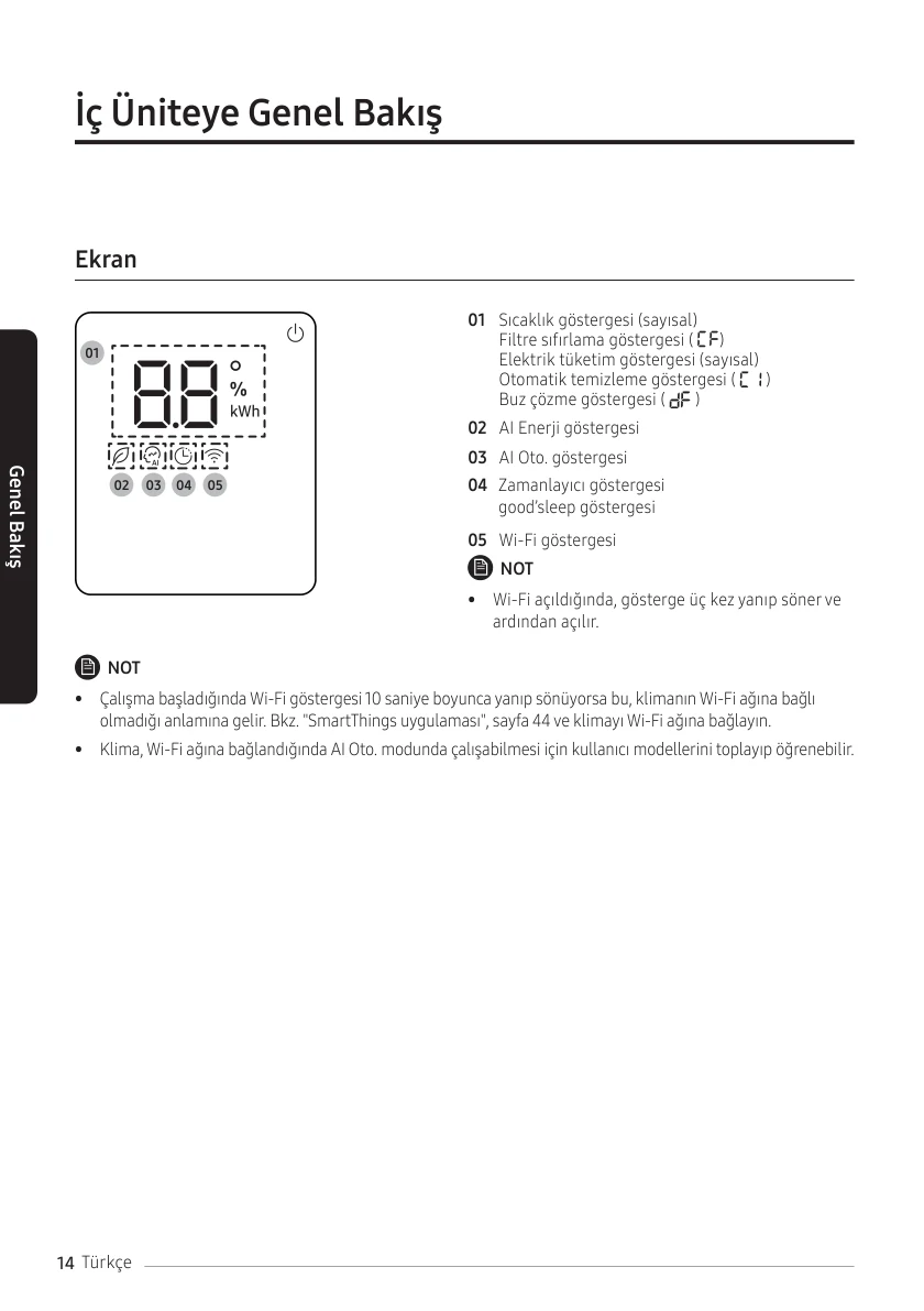 Samsung AI WindFree Premium Siyah Duvar Tipi Split Klima 9000 BTU urun gorseli