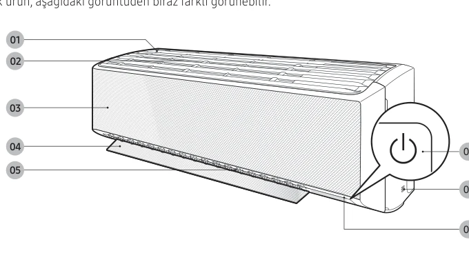 Samsung WindFree Premium Duvar Tipi Split Klima 12000 BTU Wi-Fi resmi kaynak sayfasından seçilecek ürün görseli